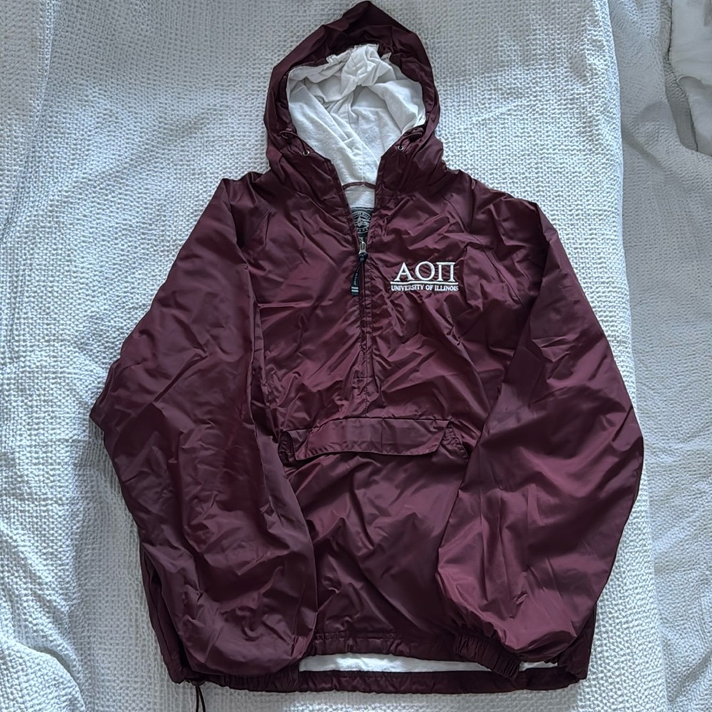 Alpha Omicron Pi Pullover Raincoat